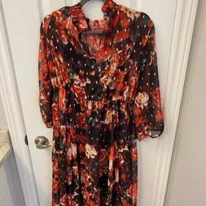 Floral polka dot plus size dress TORRID